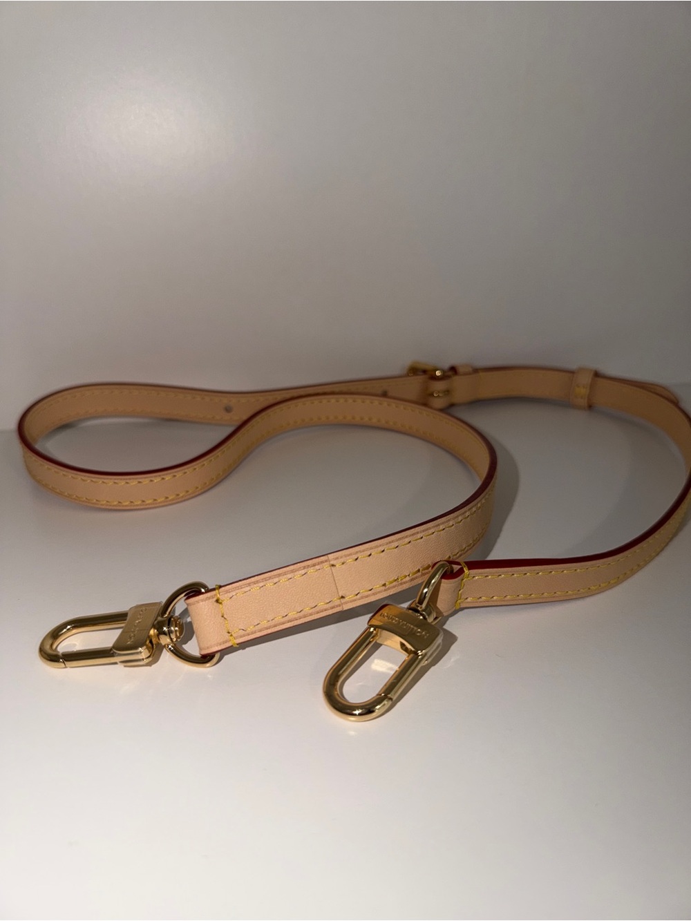 Louis Vuitton Vachetta Crossbody Strap with Gold Hardware